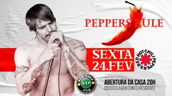 PEPPERS RULE RED HOT CHILLI PEPPERS COVER em Poços de Caldas Sympla