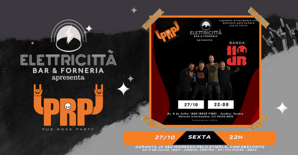 Sex Elettricitt Db Pub Rock Party Em Jundia Sympla