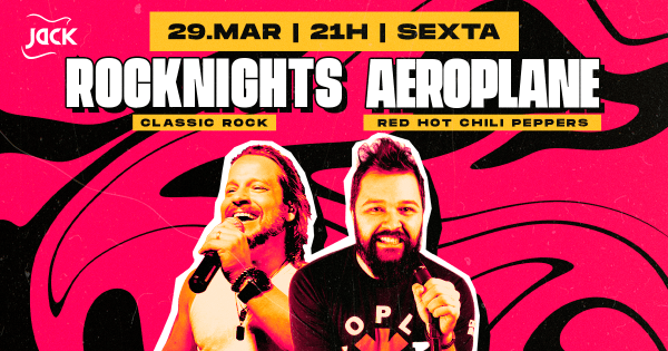 SEXTA JACK ROCKNIGHTS CLASSIC ROCK AEROPLANE RED HOT CHILI