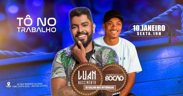 Verão JAN SEX Tô no Trabalho em Rio das Ostras Sympla