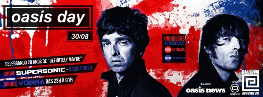 OASIS DAY - Especial 20 anos do Definitely Maybe em São Paulo - Sympla