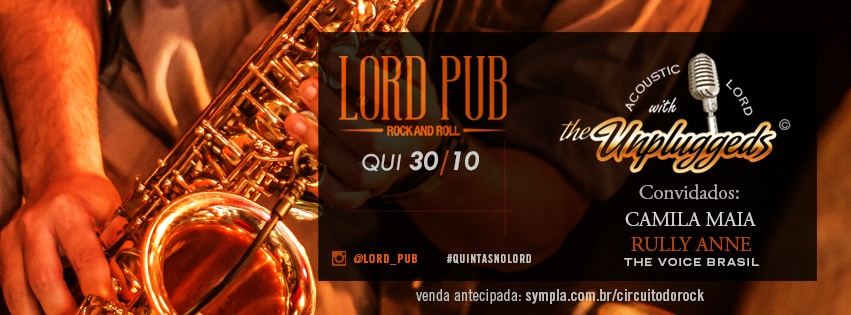 Quinta Lord Acoustic Lord With The Unpluggeds Convidados Ganhe Uma Bud Sympla sympla
