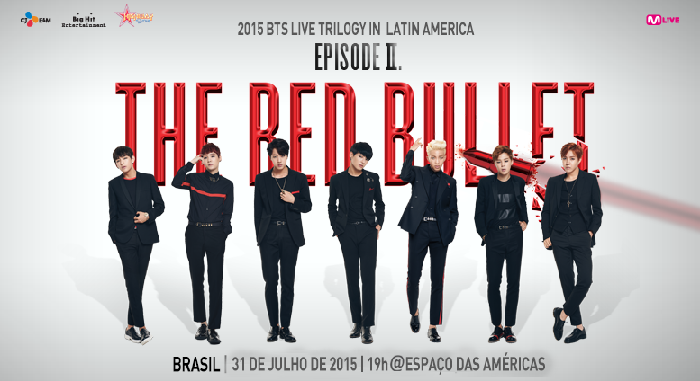 2015 BTS LIVE TRILOGY 'Episode II. The Red Bullet' em São Paulo em
