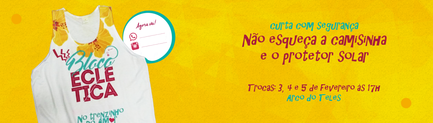 Ecletica Abadá - Bloco da Eclética em Rio de Janeiro - Sympla