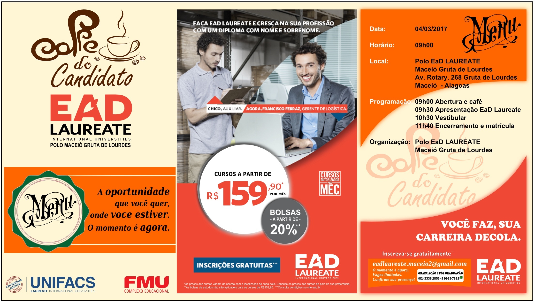 CAF COM VESTIBULAR EAD LAUREATE Sympla