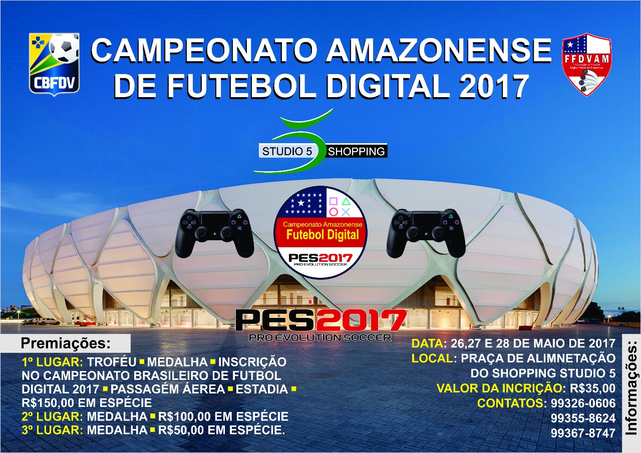 Campeonato Amazonense de Futebol Digital 2017 Sympla