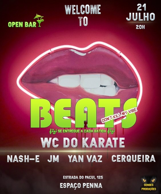 BEATS FESTIVAL OPEN BAR 21 JULHO em Rio de Janeiro Sympla