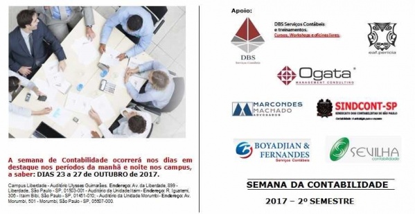 Imagem do evento Semana de Ciências Contábeis & 19 EPAC - Encontro de Profissionais e Acadêmicos da Contabilidade
