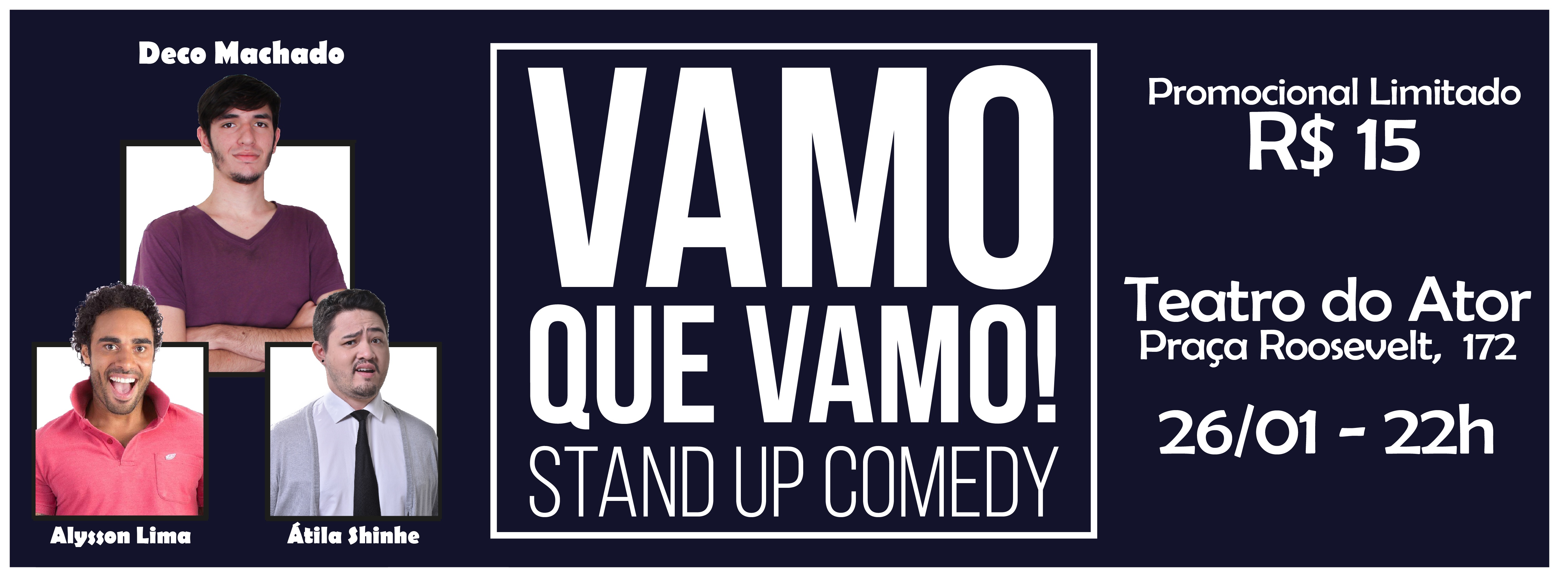 VAMO QUE VAMO! Stand Up Comedy Sympla