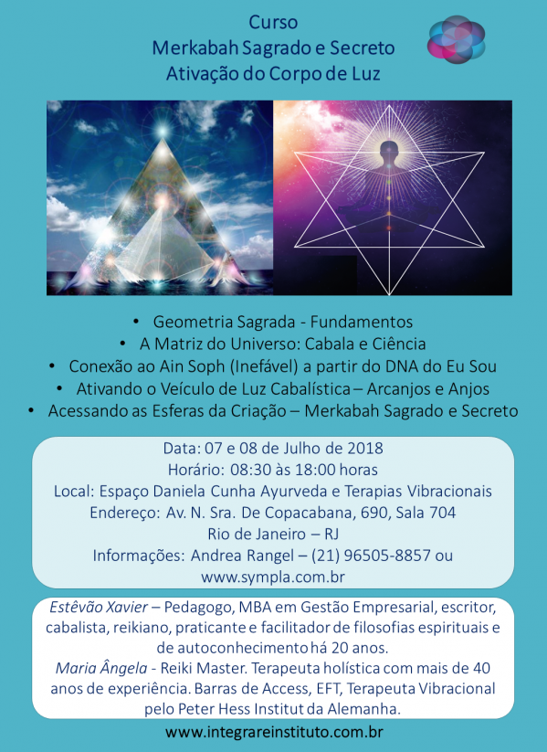 Merkabah Sagrado e Secreto - Ativação do Corpo de Luz em Rio de Janeiro ...