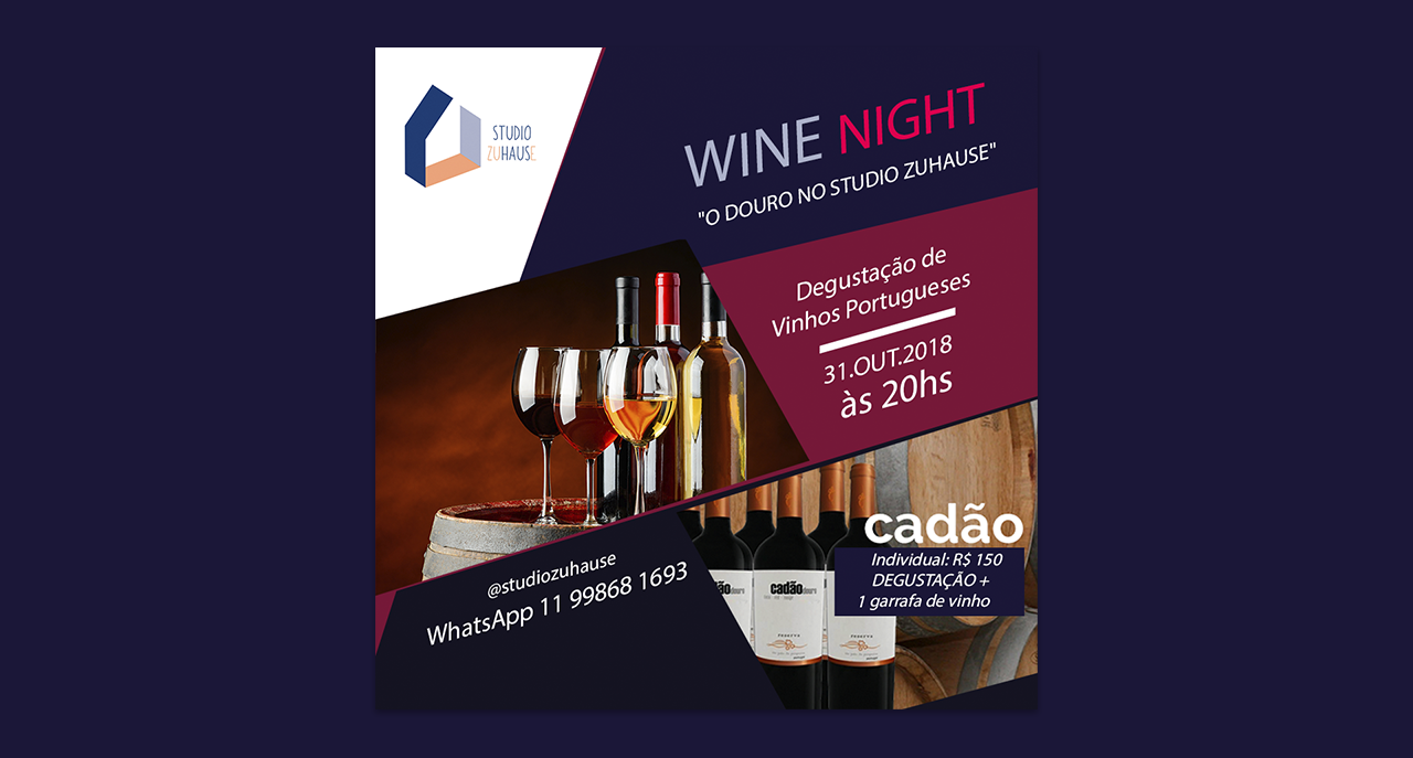 WINE NIGHT | Degustação de Vinhos Portugueses "O Douro no Studio ...