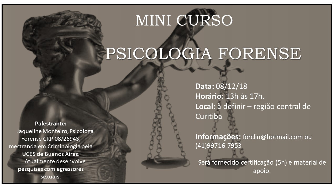 A História Da Psicologia Forense E Bastante Longa