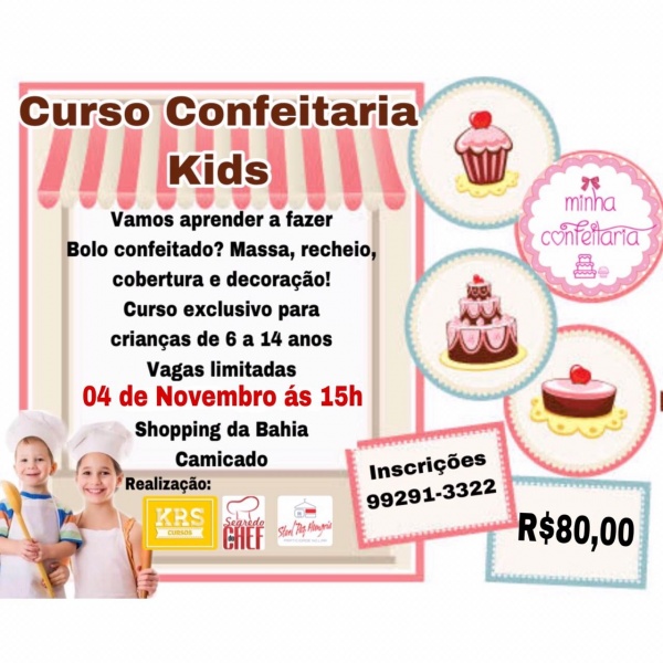 Confeitaria Kids em Salvador - Sympla