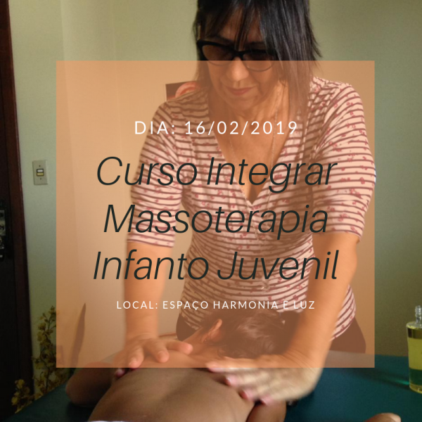 CURSO INTEGRAR MASSOTERAPIA INFANTO JUVENIL em Belo Horizonte - Sympla