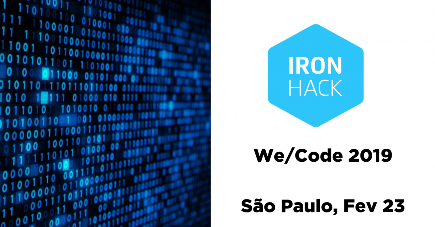 Ironhack We/Code 2019 em São Paulo - Sympla