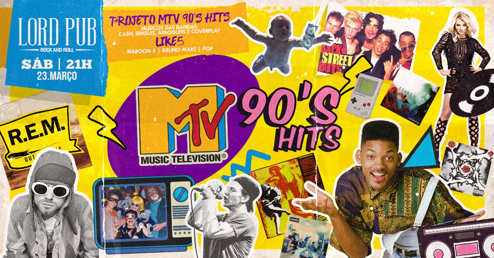 SAB | MTV 90'S HITS + LIKE 5 (POP) - Sympla