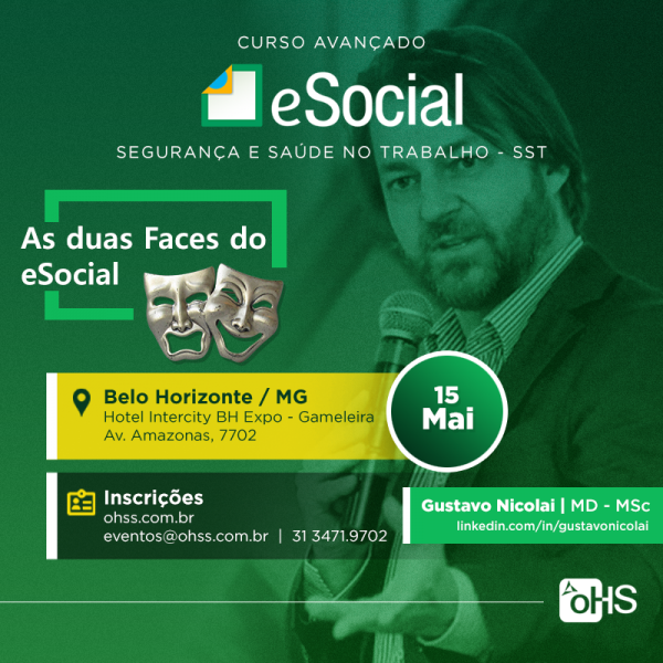 CURSO Avan ado ESocial Seguran a E Sa de Do Trabalho SST Belo 