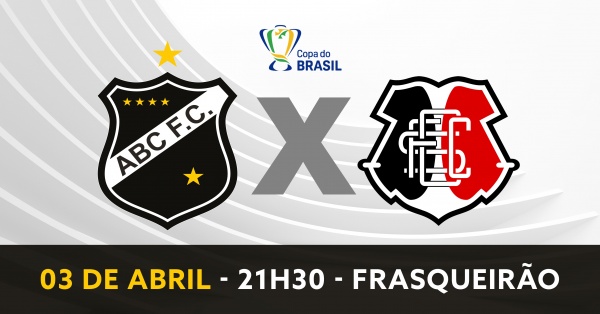 ABC x Santa Cruz - Copa do Brasil em Natal - Sympla