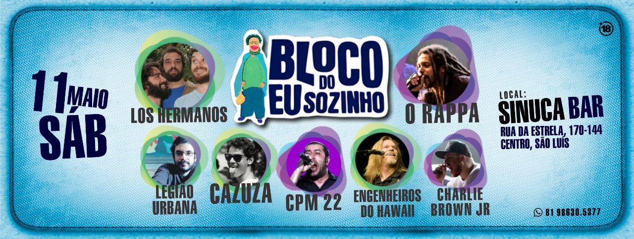 Bloco do Eu Sozinho em São Luís Sympla