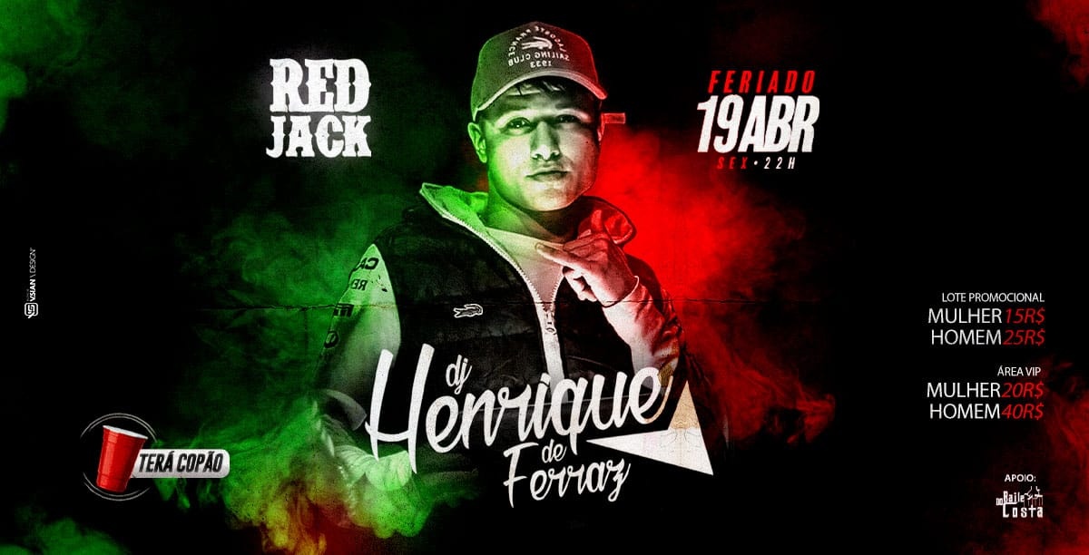 dj henrique de ferraz sexta funk red jack sympla dj henrique de ferraz sexta funk red jack sympla