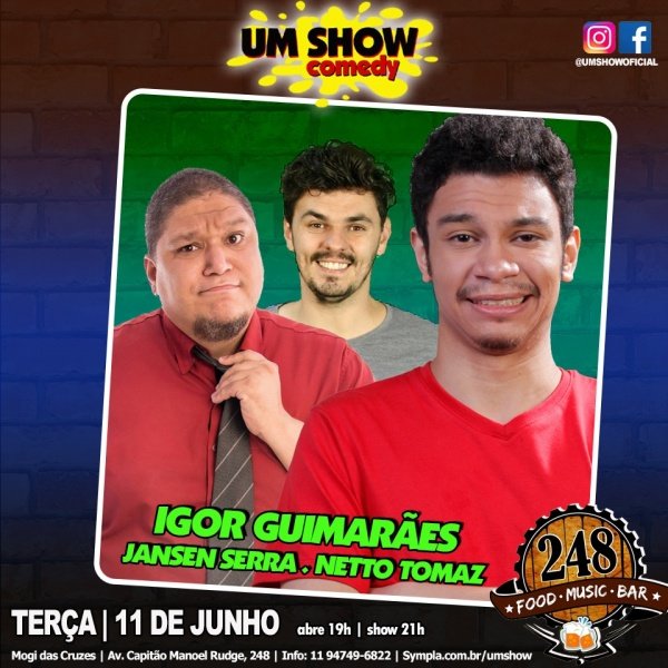 IGOR GUIMARÃES EM MOGI DAS CRUZES em Mogi das Cruzes 2023 Sympla