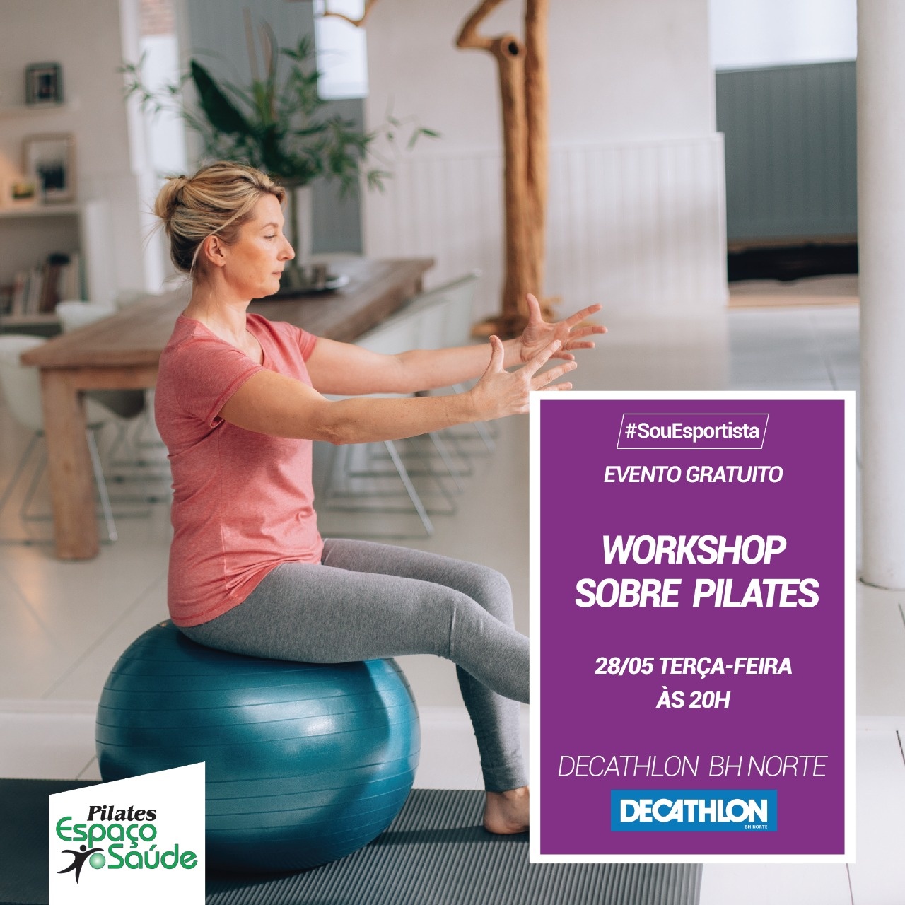 Pilates Decathlon Sympla