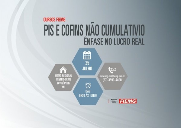 Curso PIS e COFINS não cumulativo (Ênfase no Lucro Real) em Divinopolis ...