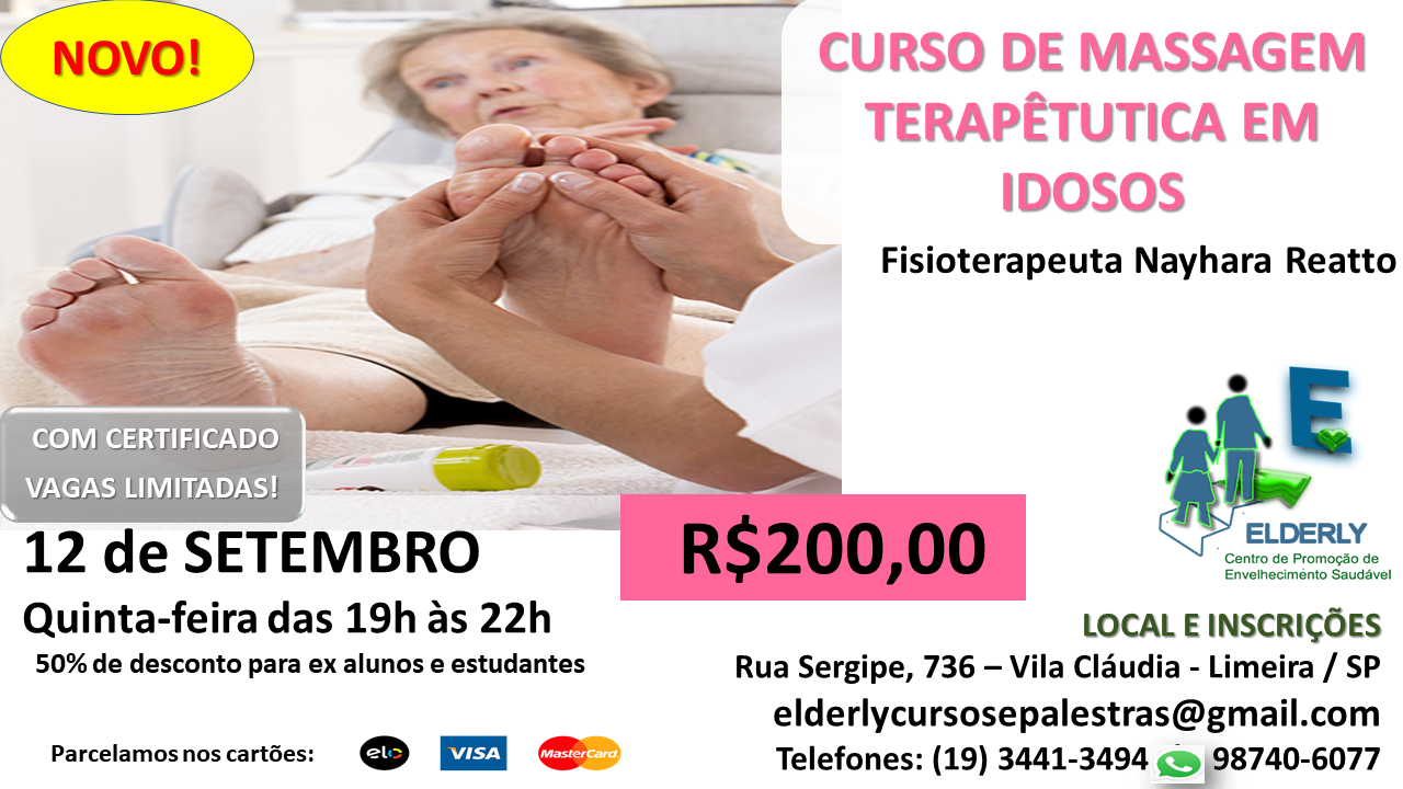 Curso de massagens para idosos Clearance