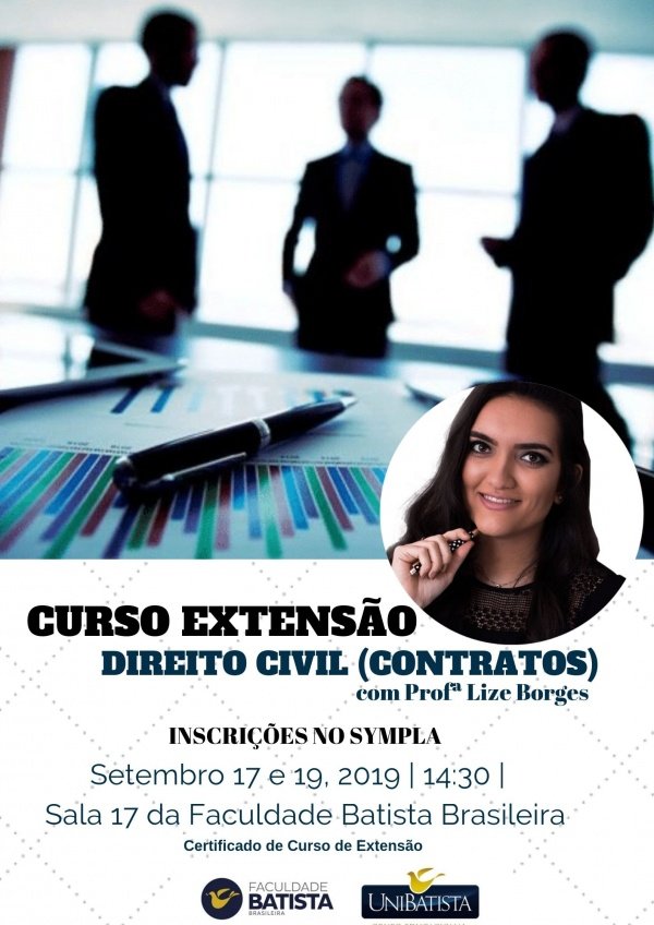 CURSO DE EXTENSÃO EM DIREITO CIVIL - CONTRATOS em Salvador - Sympla