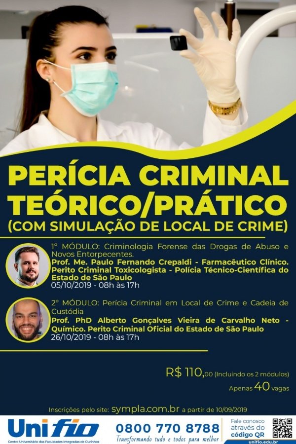 Curso de Perícia Criminal (com simulação de local e crime) em Ourinhos ...