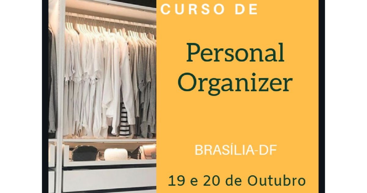 CURSO DE PERSONAL ORGANIZER EM BRASÍLIA Sympla