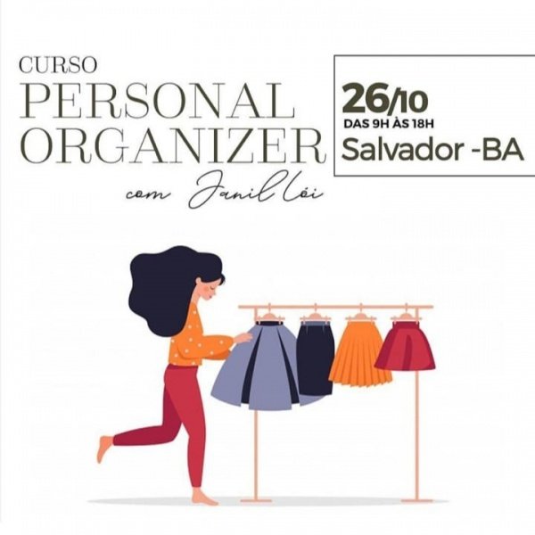 Curso de Personal Organizer Salvador/BA 26/10/19 em Salvador Sympla