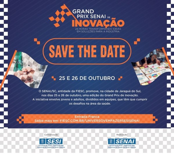 GRAND PRIX SENAI DE INOVAÇÃO em Jaraguá do Sul Sympla
