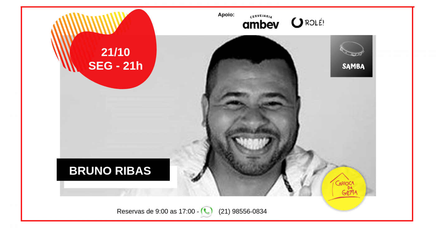 Bruno Ribas em Rio de Janeiro - Sympla