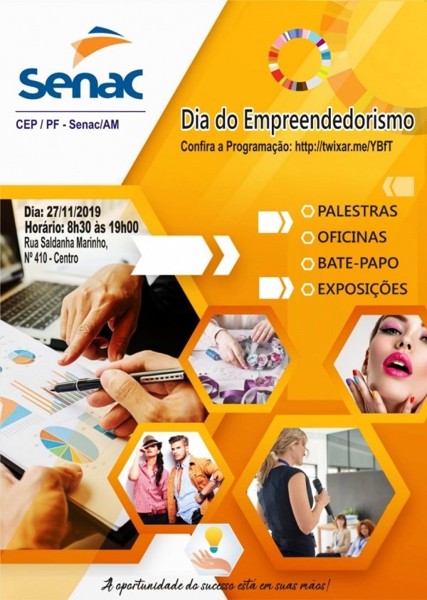 Dia do Empreendedorismo - Senac em Manaus - Sympla