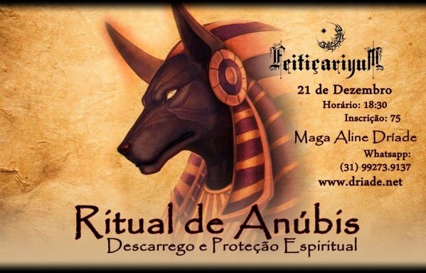 Ritual de Anúbis - Descarrego de Fim de Ano em Belo Horizonte - Sympla