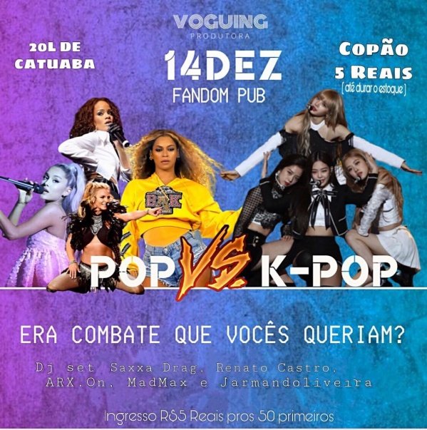 POP VS KPOP - A FESTA em Belém - Sympla