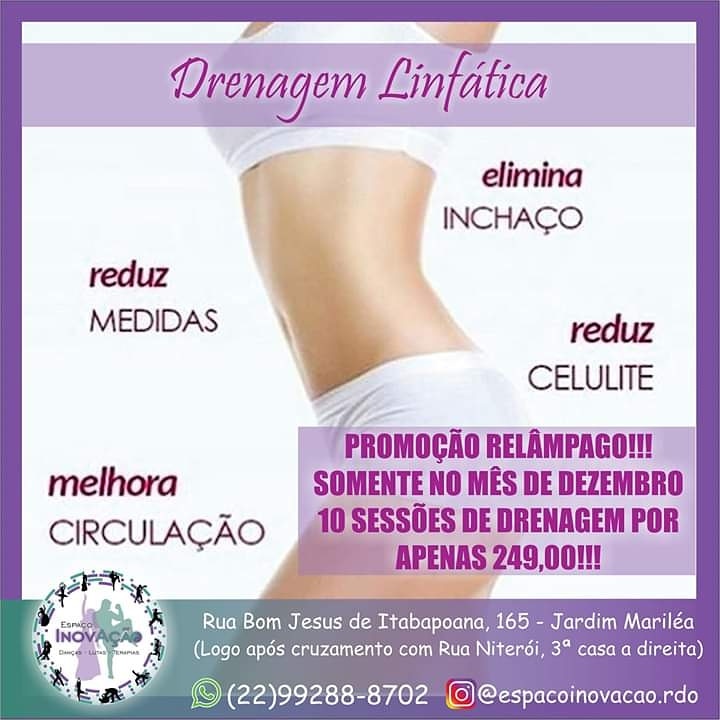 Pacote de drenagem linfática Clearance