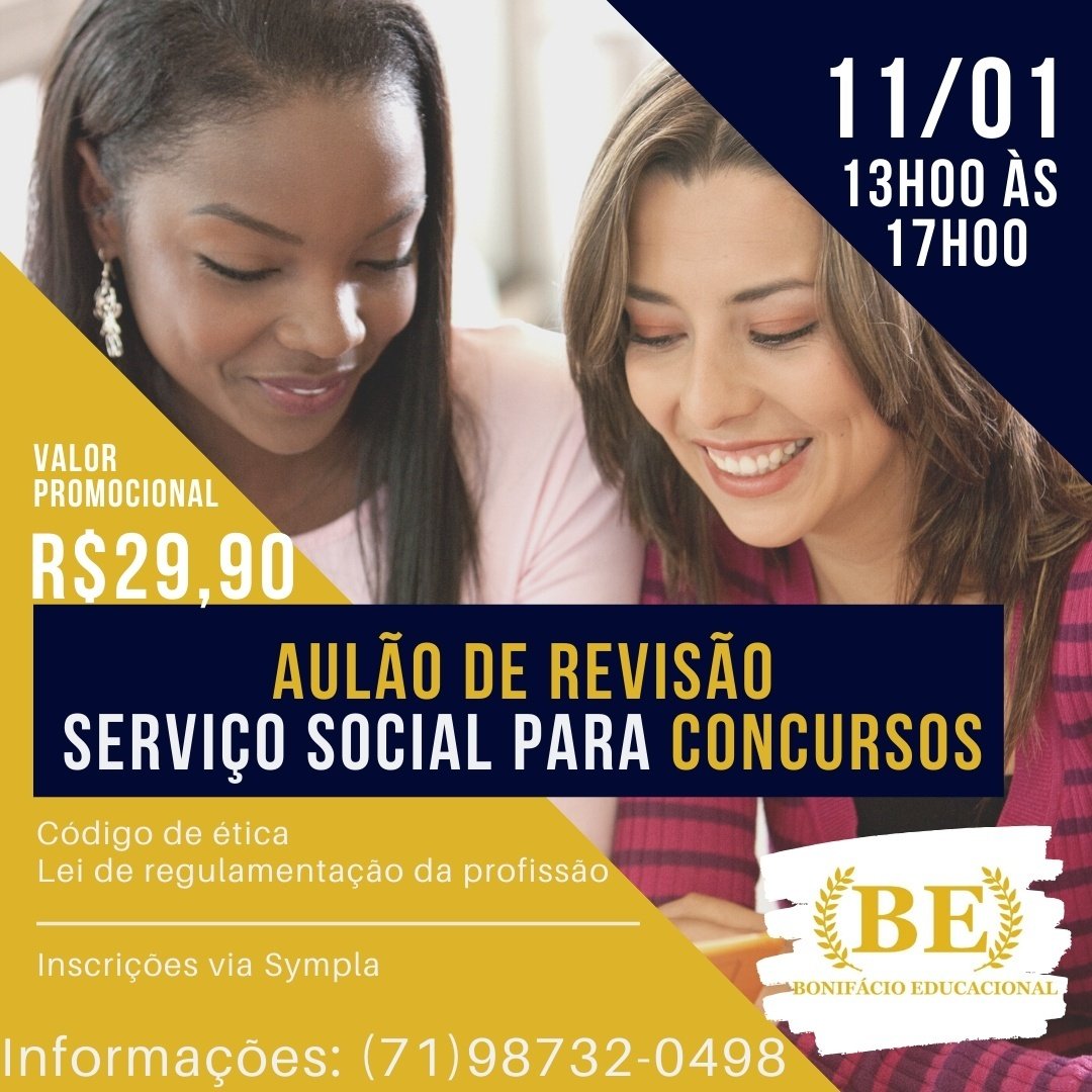 Aulão Serviço Social para CONCURSOS em Salvador - Sympla