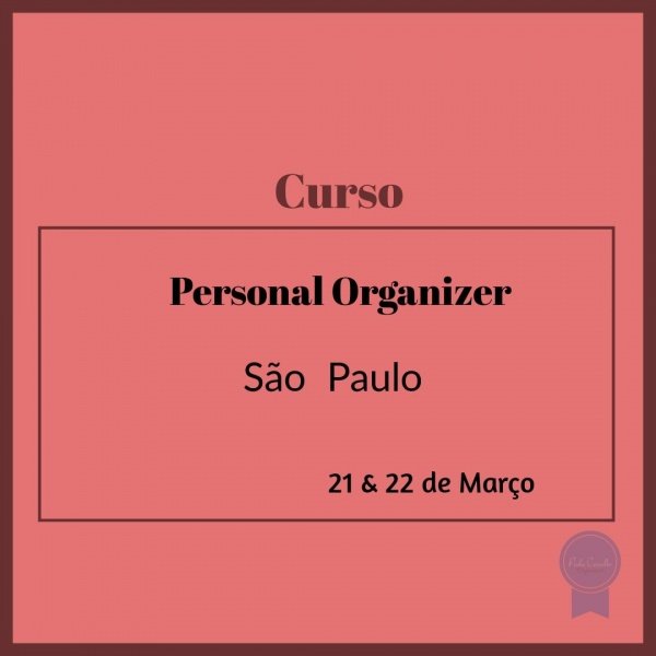 Curso de Personal Organizer em São Paulo em São Paulo 2023 Sympla
