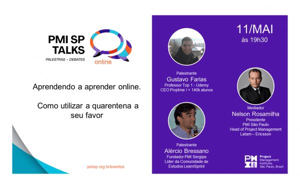PMI SP TALKS DEBATE Aprendendo A Aprender Online Como Utilizar A 