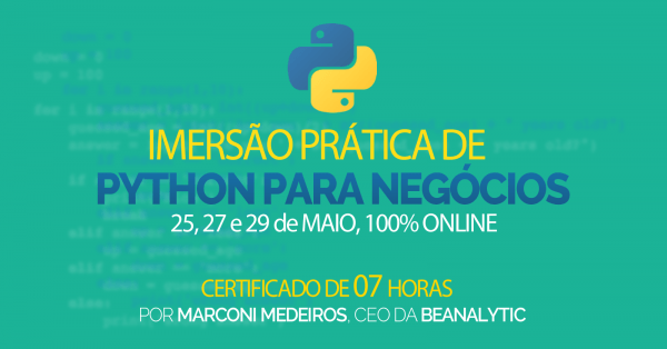 Imersão Prática de Programação em Python para Negócios - online - Sympla