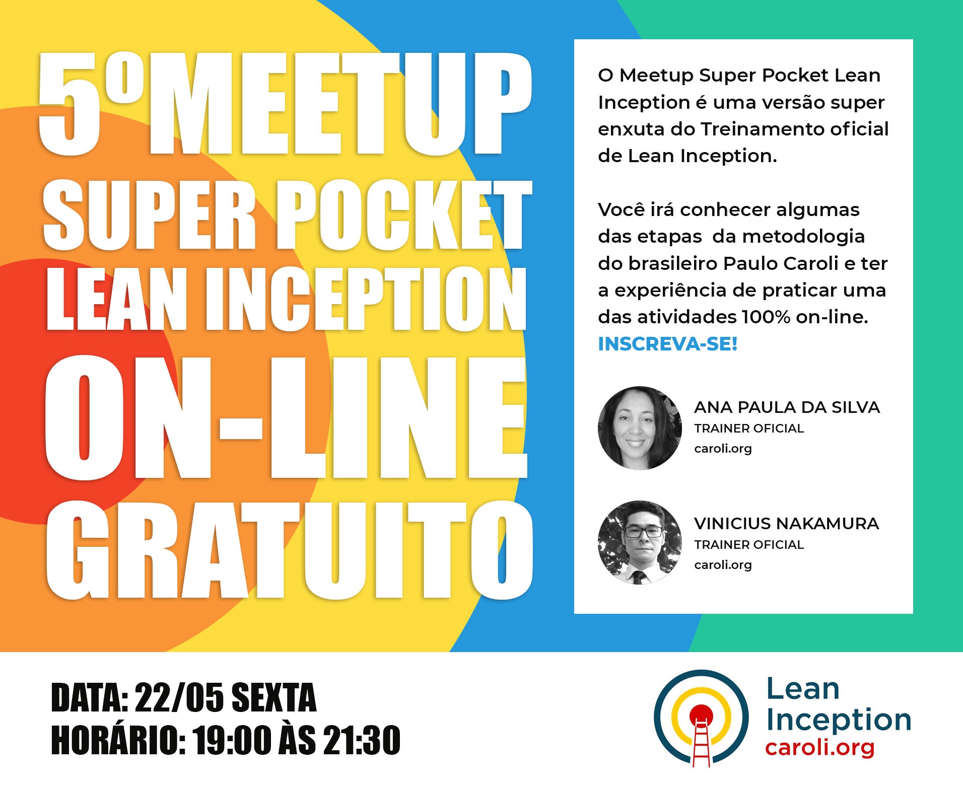 5º Meetup Super Pocket Lean Inception - ONLINE - online - Sympla