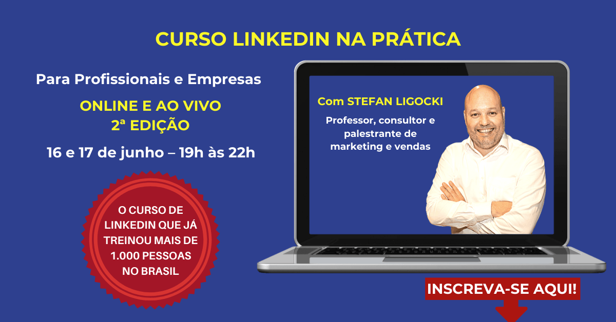 CURSO LINKEDIN NA PRÁTICA - ONLINE E AO VIVO - 2ª EDIÇÃO - online - Sympla