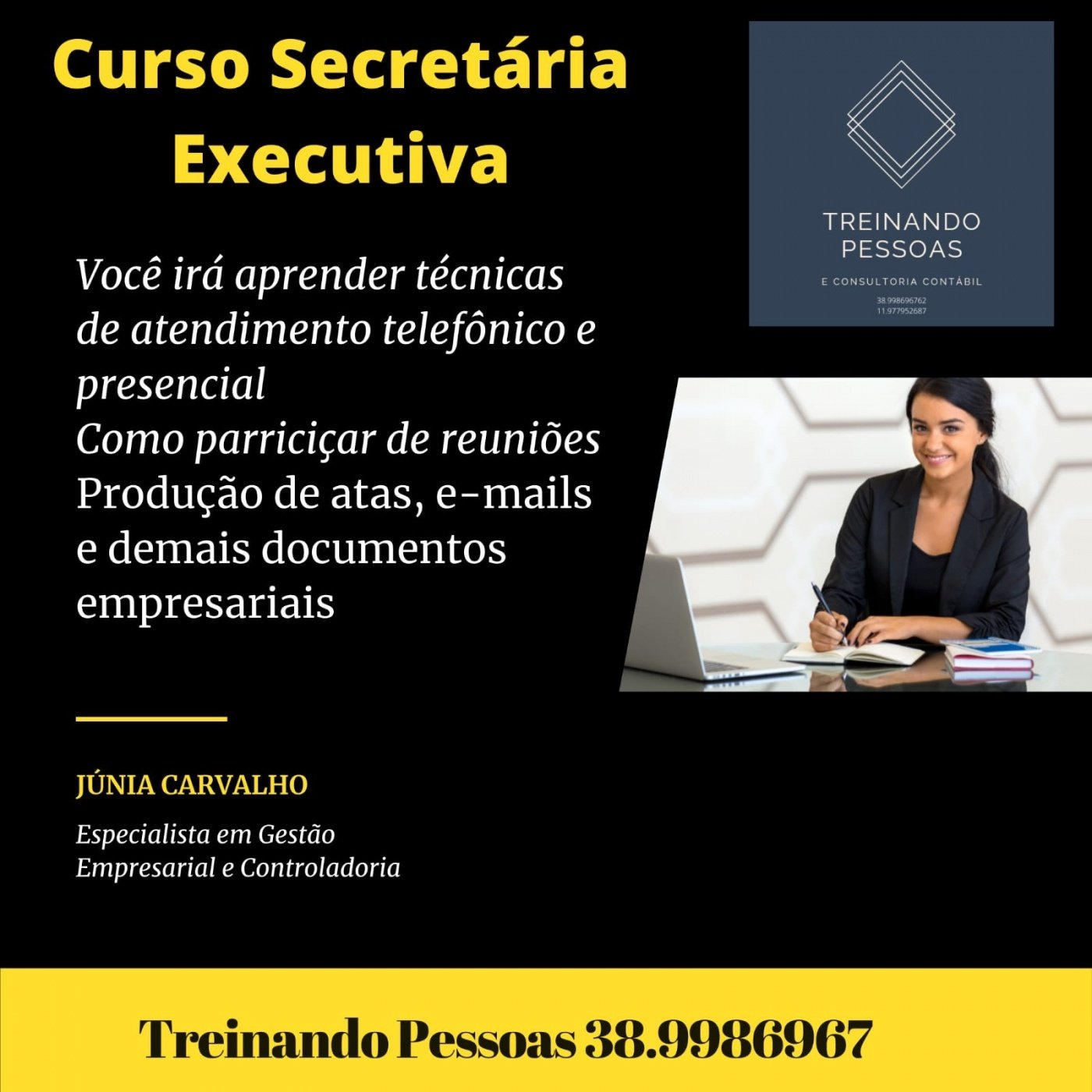 Curso Rápido de Secretária Executiva - online - Sympla