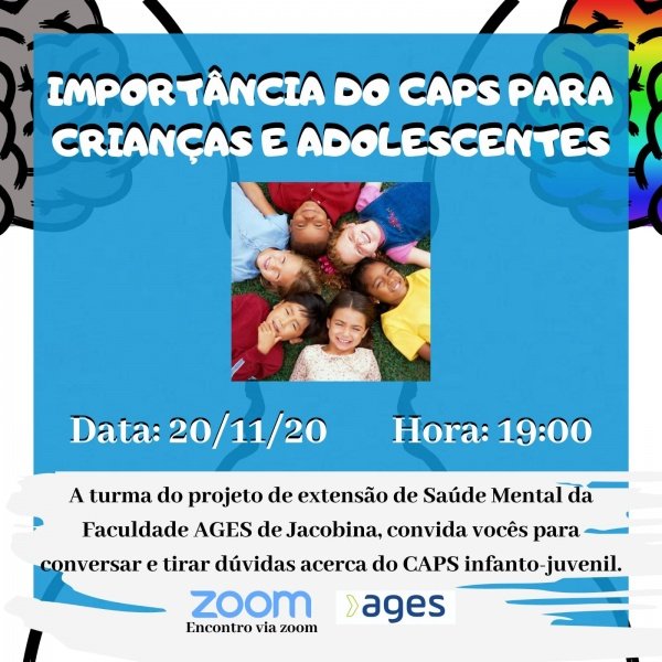 IMPORTÂNCIA DO CAPS PARA CRIANÇAS E ADOLESCENTES - online - Sympla