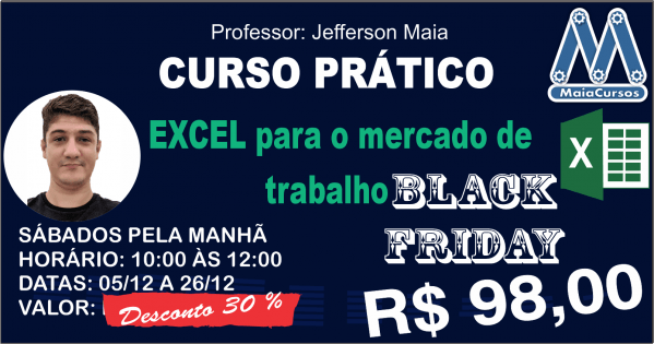 Curso Prático: Excel para o mercado de trabalho - 100% On Line (AO VIVO ...