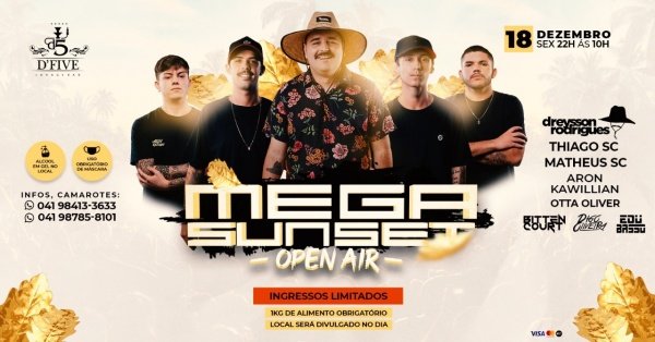 Mega Sunset Produtor Eventos E Conteúdos Na Sympla