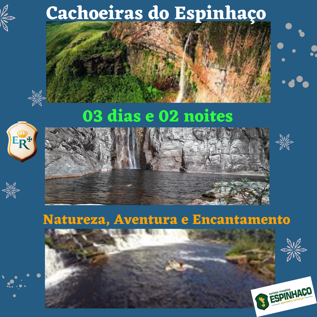 Cachoeiras do Espinhaço 03 dias e 02 noites