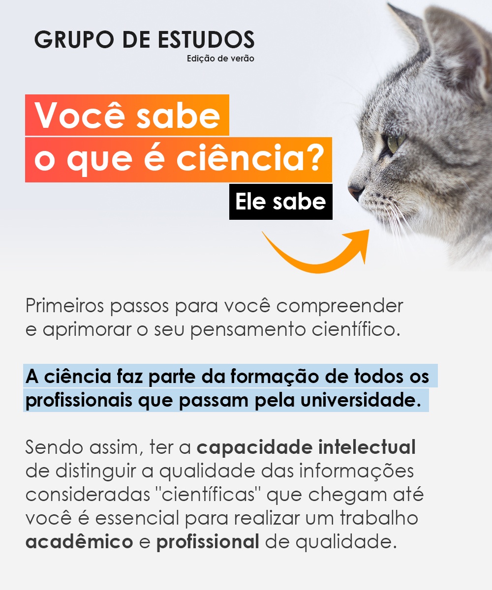 Você sabe o que é ciência? - online - Sympla